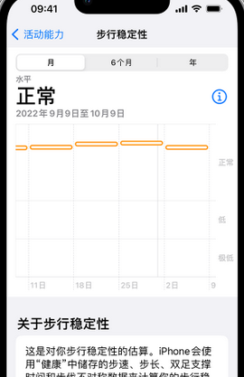 霞浦iPhone手机维修如何在iPhone开启'步行稳定性通知'