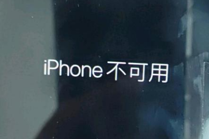 霞浦苹果服务网点分享锁屏界面显示“iPhone 不可用”如何解决 